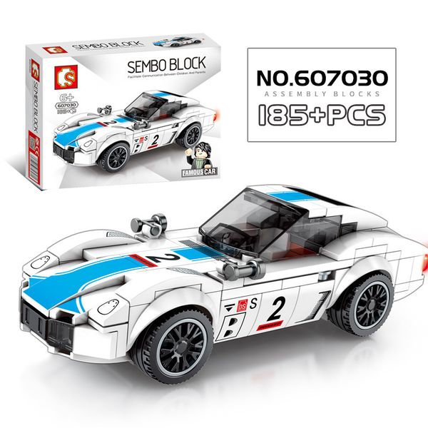 

famous sports cars series super speed champions racing car building block racer technic bricks car toy kids gift