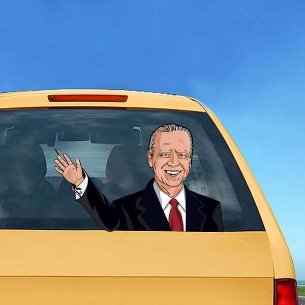 

сзади автомобиля wiindow wiper наклейка с нами президентские выборы trump байдена стиль лобового стекла таблички wiving наклейки украшения s