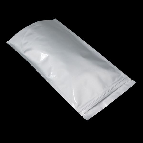 

10x15cm чистая алюминиевая сумка из фольги ziplock ziplock mylar упаковочный мешок еда хранения упаковки сумка на молнии стоять на молнии на