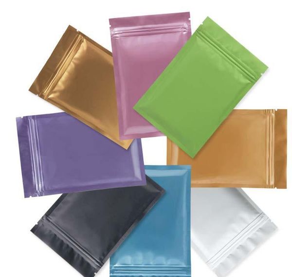 

сумки zip reazeable bag plastic color bag пахнул миларное хранение фольги в алюминиевом питании матовое доказательство запаса sqcaz homes201