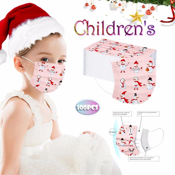 

10 / 100шт рождественские быструю доставку mscara оголовье детская маска одноразовая маска для лица промышленный 3 paure poot masque junable