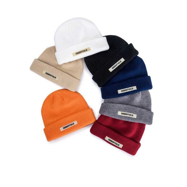 

2020ss essentials knitted hat hip hop caps autumn and winter woolen hat men women cotton cap, Blue;gray