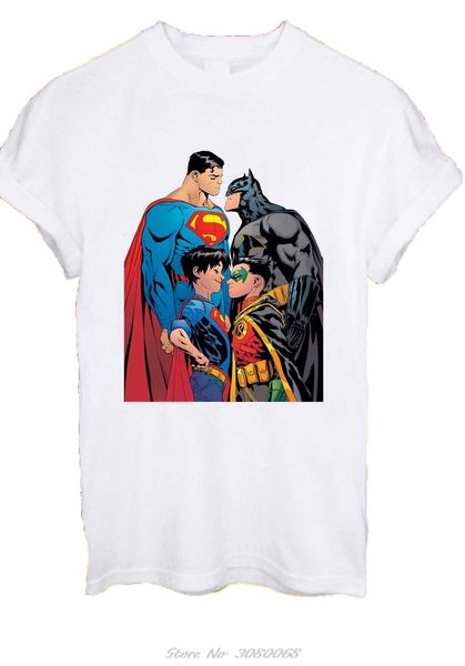 

batman superman son robin justice league movie hero summer short sleeve o neck s sport hooded sweatshirt hoodie men t shirt
