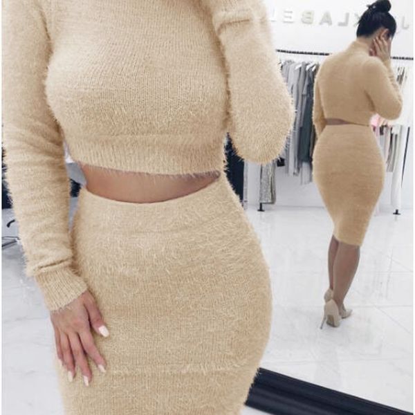 

spring and autumn simple two-piece sweater, Black;gray