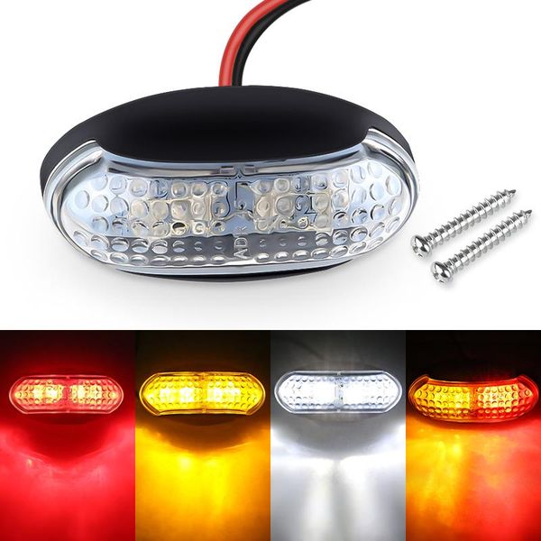 

1 pcs 4 led trailer truck width light clear side marker 9-30v diving clear light new truck side car modeling