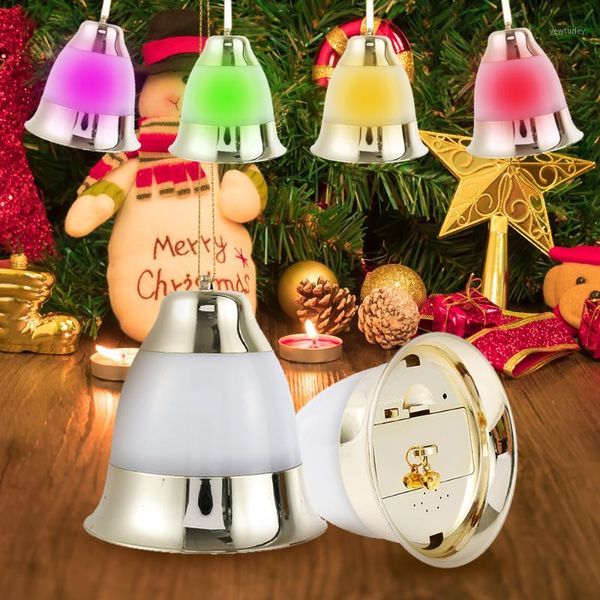 

christmas decorations 2pcs bell jingle bells light lantern with music hanging tree for wedding decoration1