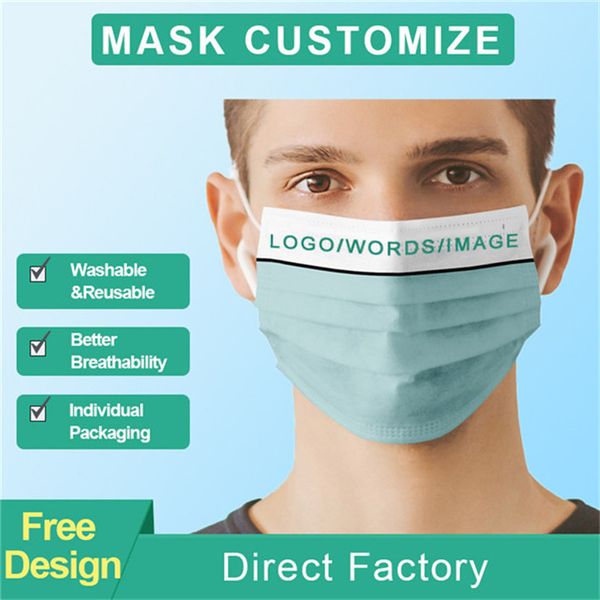 

custom logo face masks fashion designers adults cycling outdoor anti dust windproof party mask washable reusable comfort mask