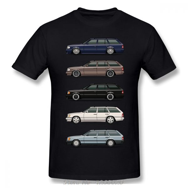 

спорт новый стек w124 s124 e-класса вагоны футболки мультфильм мужчин хлопка майка мужская streetwear tshirt прохладный автомобилей тройники