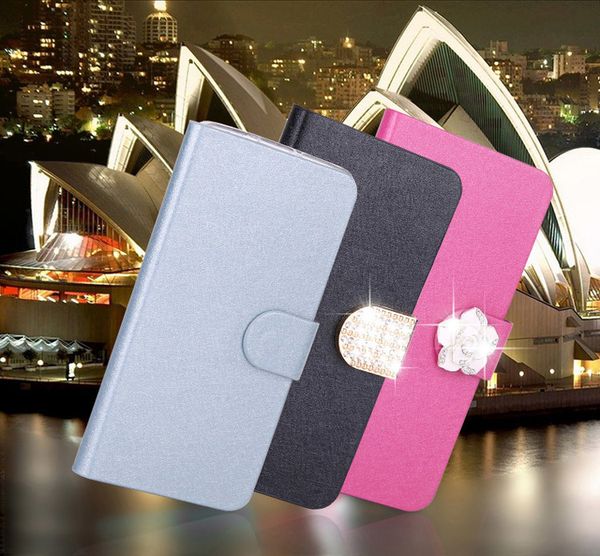 

a510 a610 a910 роскошный шелк pu кожаный бумажник стенд откидная крышка чехол для zte blade a 510 610 910 мобильный телефон сумки