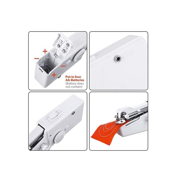 

in stock handy stitch handheld electric sewing machine mini portable home sewing quick table hand-held single stitch h qyluig sweet07