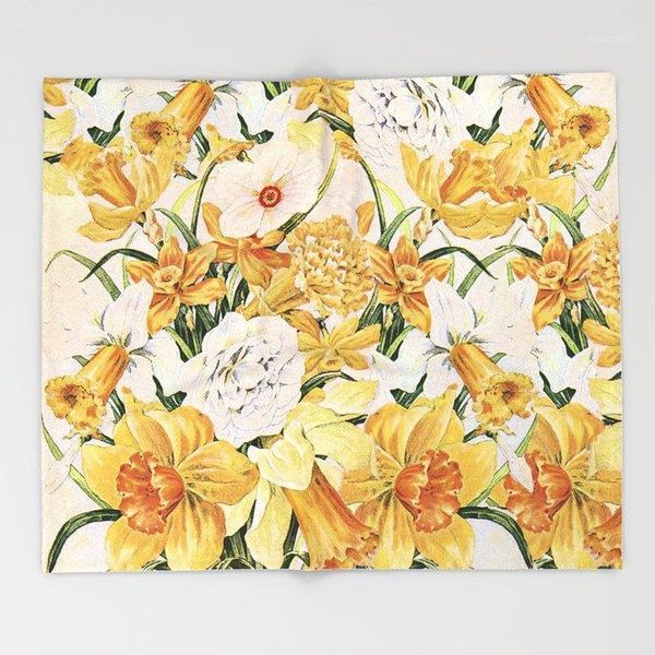

bighouses throw blanket wordsworth and daffodils throw blanket warm microfiber1