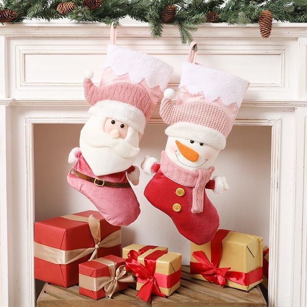 

wcyso old grade snowman stocking high christmas socks christmas socks decoration pendant candy gift bag pendant man decoration children&#039