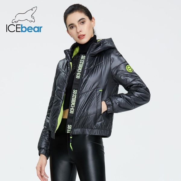 

2020 women spring jacket fashion women coat hooded brand clothing gwc20067i1, Black