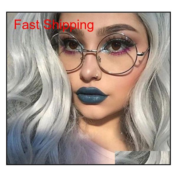 

retro round circle eye glasses frame men women optical glasses transparent eyeglasses frames spectacles clear qylsom nana_shop, Black