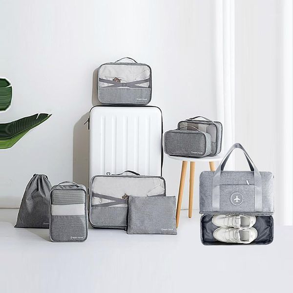 

storage bags travel suitcase organizer electronic cable case clothes shoes underwear bag folding cosmetics makeup pouch luggage accessories1