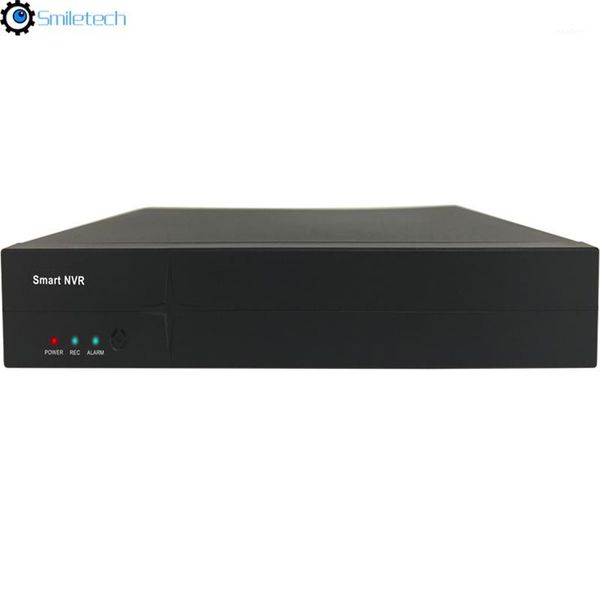 

kits 16ch 5mp nvr with 8 ch poe 1hdd h.265 humanoid detection onvif for cctv caemra system1, Black;white