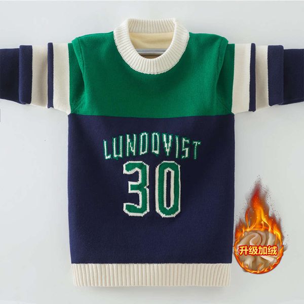 

winter boys' autumn children's knitted sweater 2020 new clothing, Blue