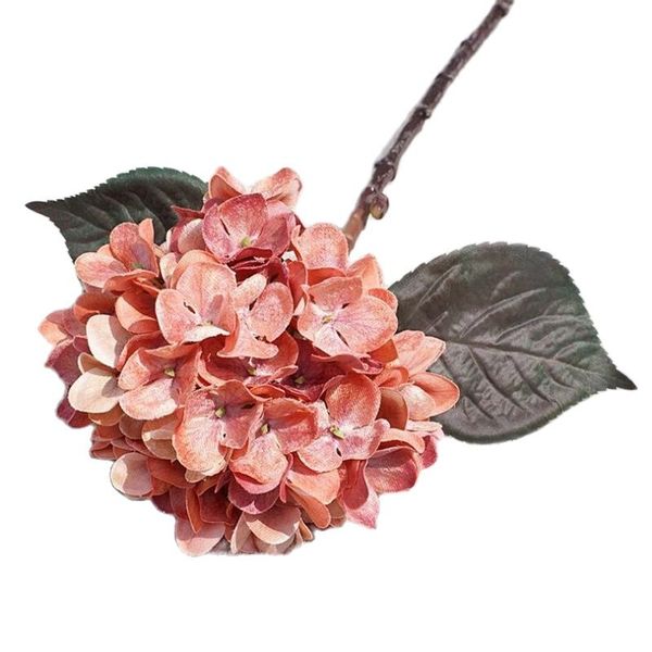 Eine gefälschte Blume einzelner Stamm Velvet Hortensie 24 