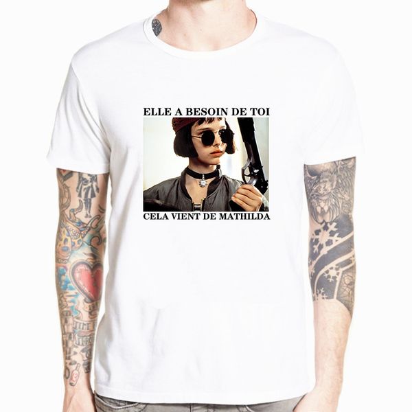 

the professional leon matilda fashion cartoon skateboard summer white short sleeve tees streetwear hooded sweatshirt hoodie men t shirt