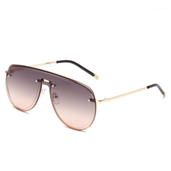 

new fashion rimless sunglasses men women designer metal sun glasses uv400 shades eyewear gafas de sol hombre1, White;black