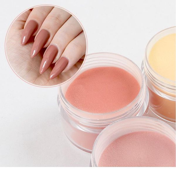 

nude acrylic powder crystal powder for making 3d nail tips decoration professional manicure extension dust acc qylvef, Silver;gold