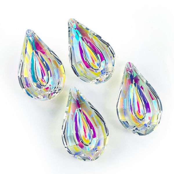 

ab color hanging crystals prism suncatcher pendants chandelier crystals lamp parts diy home wedding decor accessories 75mm h jllgur