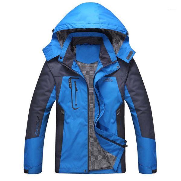 

2017 new men's waterproof windpoof jackets men spring autumn jacket coats male brand clothing plus size -5xl 88681, Black;brown