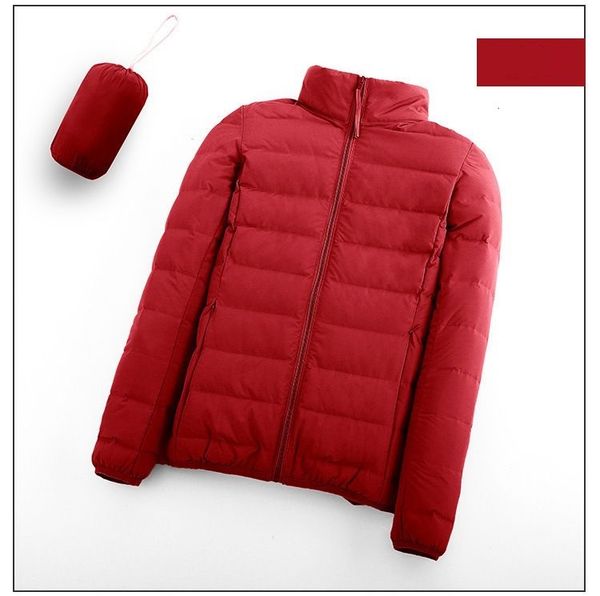 

2021 new women's jackets ultra light duck down women matt fabric lightweight coat warm female windbreaker parka plus coats mhgp, Black