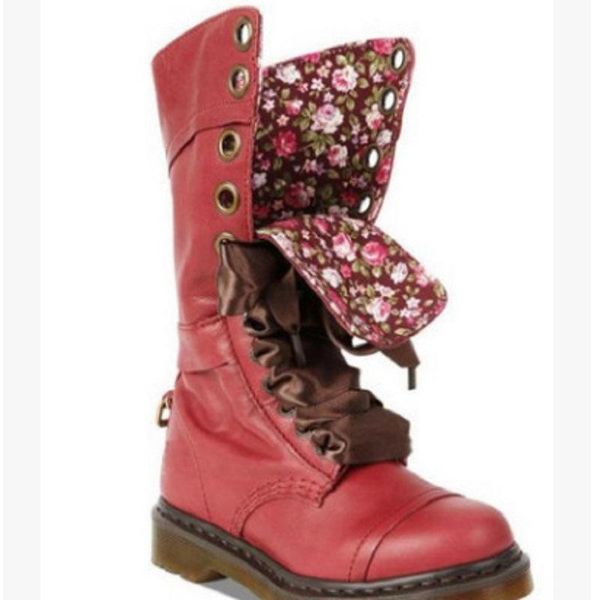 

2020 autumn and winter new women's leather buckle boots fashion women's martin boots amazon selling plus size women, Black