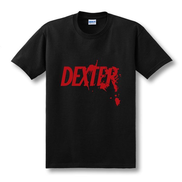 

2020 new mens fashion summer printed short sleeve t-shirt dexter t shirts tees size xs-xxl sport hooded sweatshirt hoodie