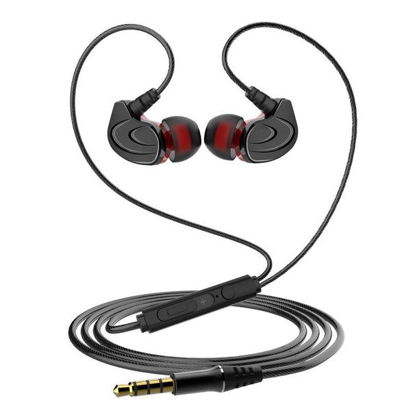 

cden 3.5mm wired in-ear earphones with mic earpiece comforted earbud volume stereo sport headset for computer pc smartphones
