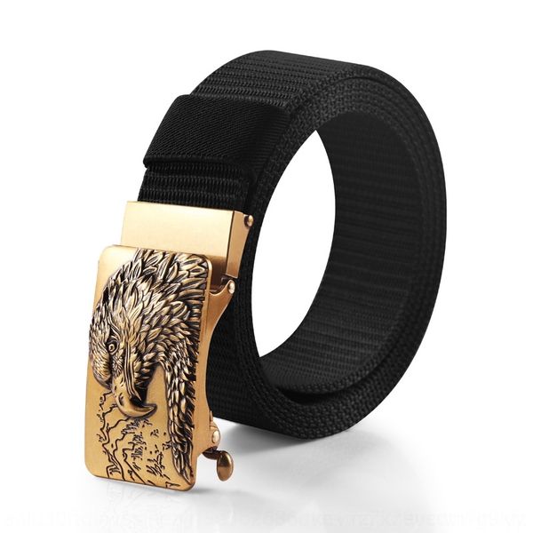 

zsxxn new bronzetraining s sports nylon casual men's alloy automatic new belt jeans buttons button buttonsports nylon casual jeans bron, Black;brown