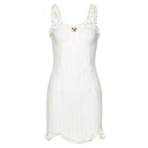 

2021 white hollow out of the loop leg show sleeveless scabbard spaghetti girdle above knee dressed as microelastic female cotton 2n0x, Black;gray