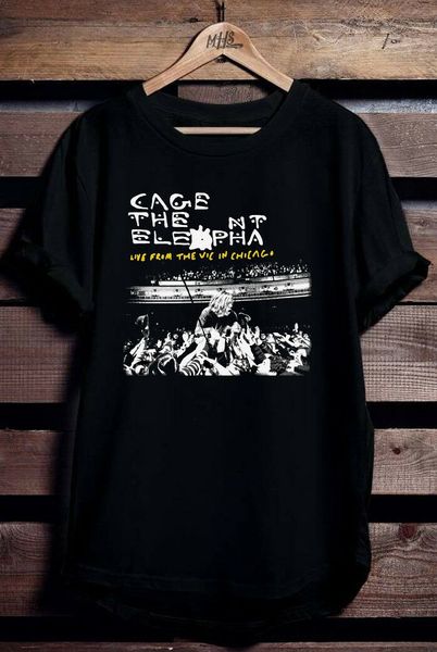 

cage the elephant - live from the vic in chicago t-shirt s m l xl 2xl 3xl 4l 5xl sport hooded sweatshirt hoodie