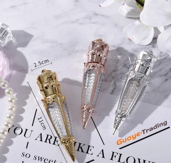 

lip glaze bottle tapered laser carving lip tube lip gloss empty tube capacity 5ml elegant and beautiful cosmeti jllocm lucky2005