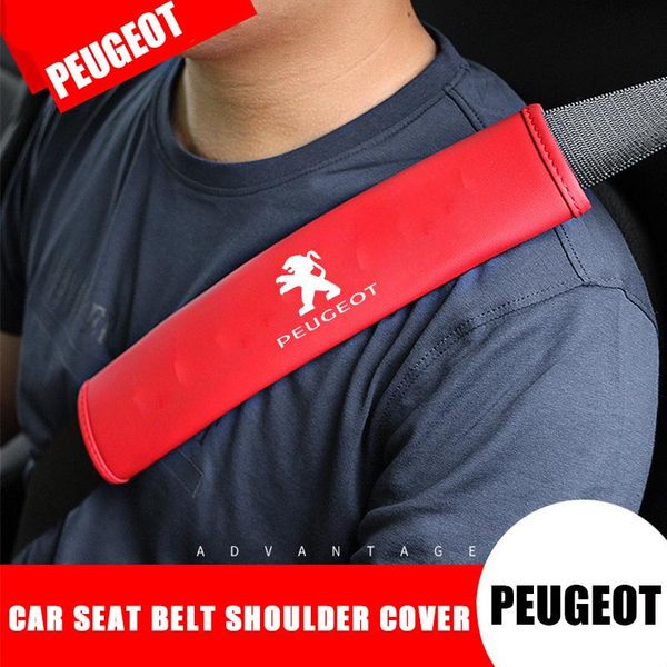 

car safety belt covers case for 2008 4008 5008 308 408 508 205 206 208 3008 103 106 307 406 407 107 207 301 accessories