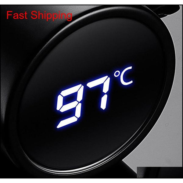 

intelligent thermal insulation cup female and male temperature measuring water cup with lcd touch screen creative sta qylayu new_dhbest
