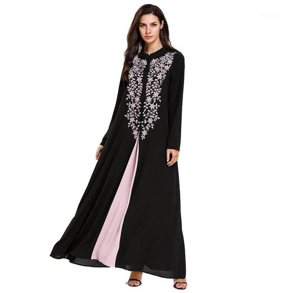 

abaya muslim dress moroccan kaftan robe dubai fashion arab embroidery abayas for women ramadan clothing party caftan marocain1, Red