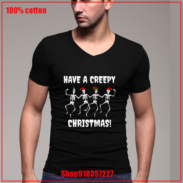 

have a creepy christmas men v t shirt casual short sleeve slim men's basic tees summer t shirt mens sport hooded sweatshirt hoodie