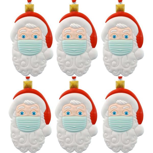 

dhl personalized santa claus of ornament holiday xmas christmas tree pendant decorations dhe2411