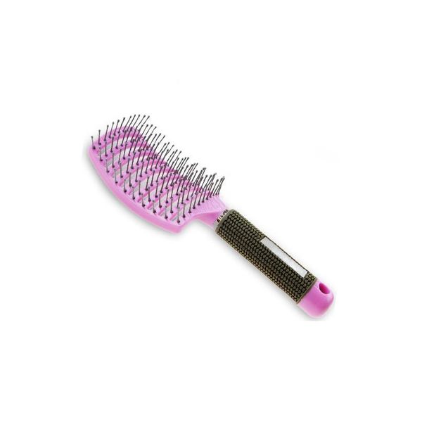

curved vented professional detangling comb portable home mas hair brush styling tools fast drying barber hairdressi jllfyf, Silver
