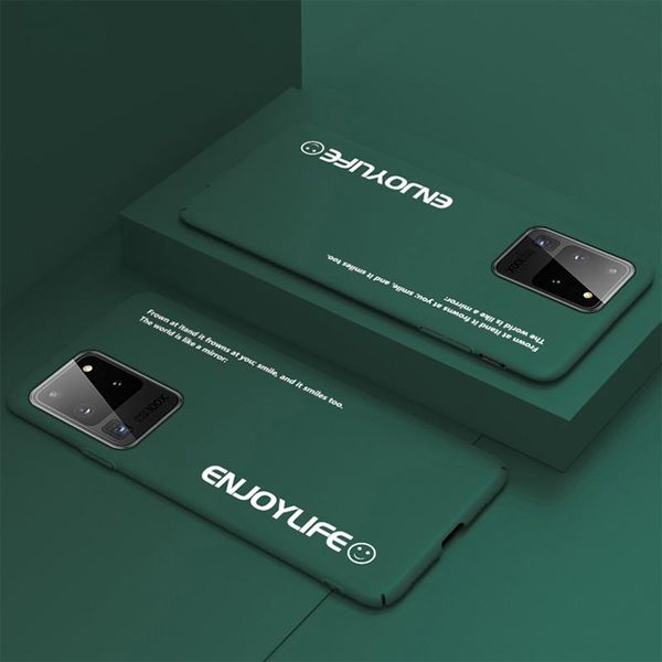 

ultra-thin colorful matte hard pc phone case for samsung galaxy s20 s10 e 5g s9 note 20 10 9 plus cute shockproof bbysoa bwkf