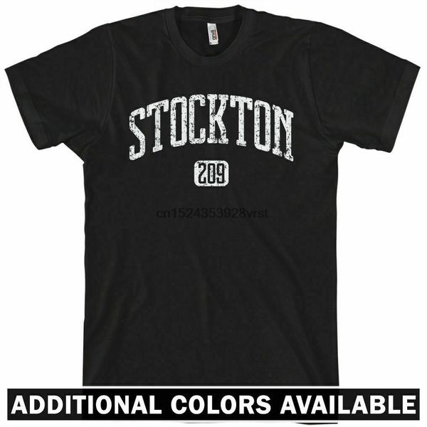 

stockton t-shirt - area code 209 california cali xs-4xl sport hooded sweatshirt hoodie