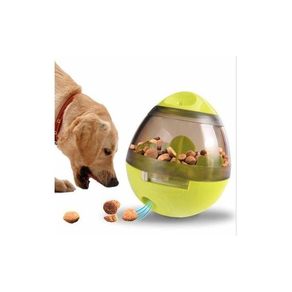 

pet dog interactive tumbler food dispenser feeder iq puzzle treat ball toys dog pup bbyqhw packing2010