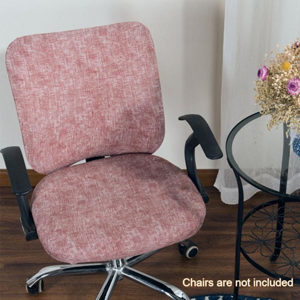 

chair covers slipcover separate swivel cover stretchable removable dustproof armchair home elastic computer office universal polyester