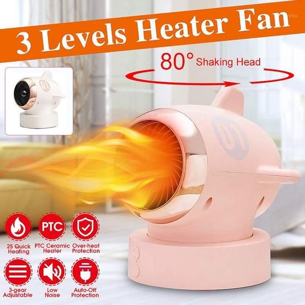 

winter portable mini electric fan heater low noise 2 seconds fast heating airplane model mini fan heater for home & office1