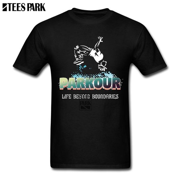 

retro parkour design life beyond boundaries tees slim fit funny low price male quality printing sport hooded sweatshirt hoodie t shirt