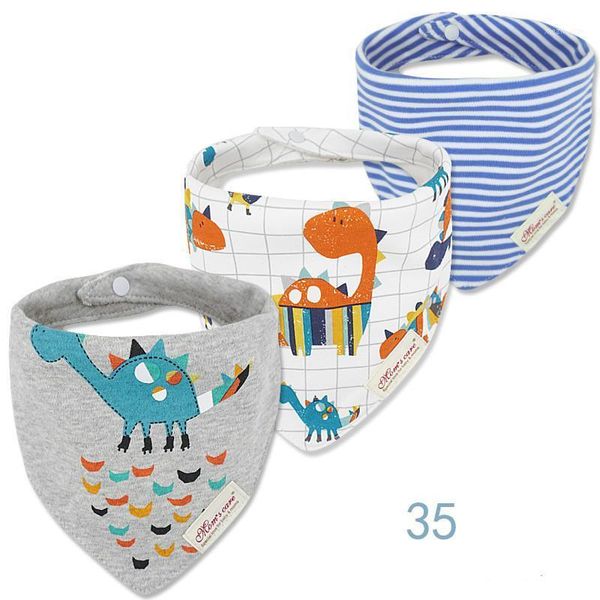 

bibs & burp cloths baby triangle supplies children bib ins saliva towel 3 pack1