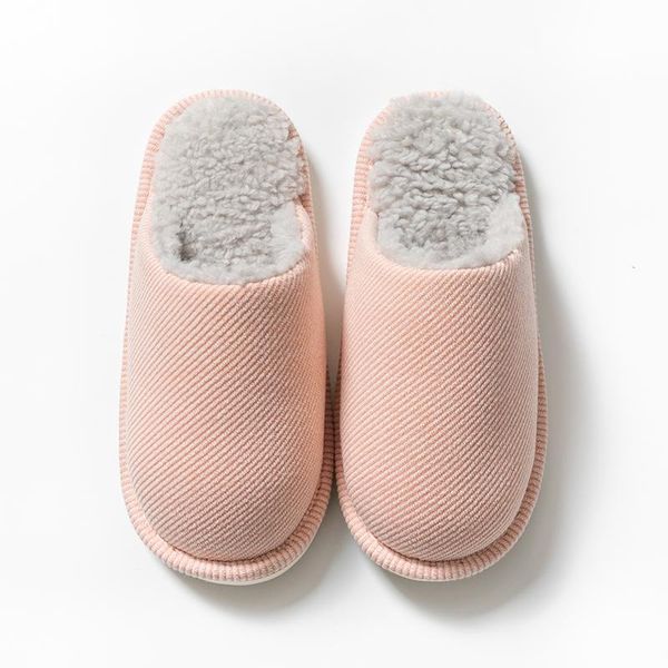 

slippers boutique winter cute sweet warm men and women same style women's shoes flat indoor fur men's wo, Black