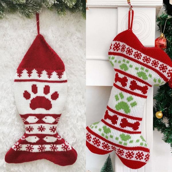 

svfqo 2020 pet decorative gqea3 gift jacquard gift wool socks jacquard christmas socks christmas bag knitted